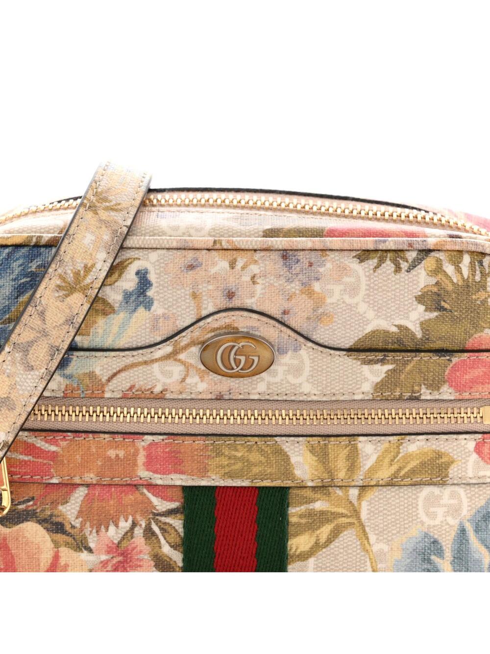 Gucci Gg Supreme Water Flora Web Mini #258898G11B - Picture 8 of 11